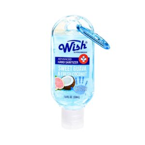 1.8oz Hand Sanitizer w/ Clip 'Wish'