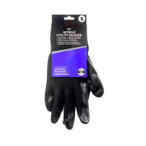 Black Synthetic Coated Glove 'Kingman' (Size: Small)