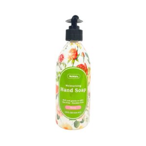 14oz / 414ml Moisturizing Liquid Hand Soap w/ Rose Scent 'Nuvalu'