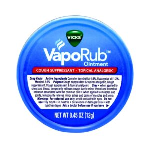 0.45oz / 12g Vicks Vaporub in Metal Tin