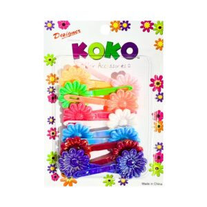 12pk AB Barrettes 'Daisy'
