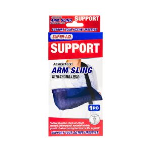 Black Adjustable Arm Sling w/ Thumb Loop
