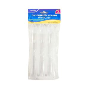 3pc Clear Toothbrush Holder