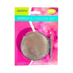 3.25" Mirror & Tweezers Set