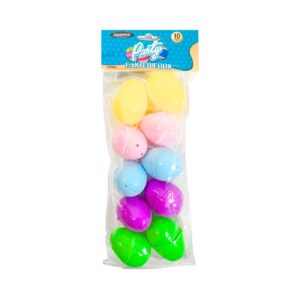 10pc 6cm Plastic Easter Eggs