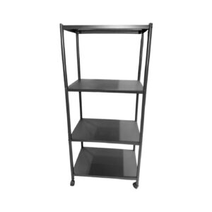 24" x 16" x 52" 4-Tier Metal Storage Organizer
