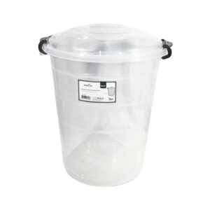 45L Transparent Tetris Locking Bucket