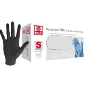 100pk Nitrile Glove 'Synguard' (Size: Small)