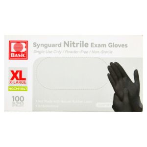 100pk Nitrile Glove 'Synguard' (Size: XL)