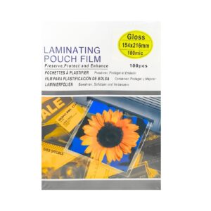 100pk 6" x 8.5" Laminating Pouches