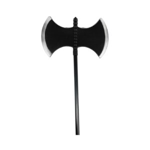 Halloween Plastic Double Edge Axe on 36" Stick