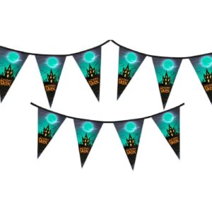 8ft Triangle Halloween Flag Banner