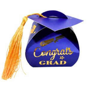 50pk 2.25" Favor Box 'Graduation Hat w/Tassle'