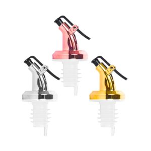 3pk Plastic Bottle Stoppers w/Nozzle