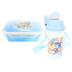 2pcs Kids' Lunch Box & Bottle Set