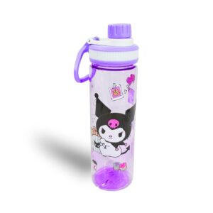 8.5"x2.5 Printed Plastic Water Bottle