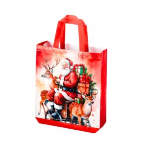 Medium Reusable Gift Bag 'Christmas' (8.25"x9")