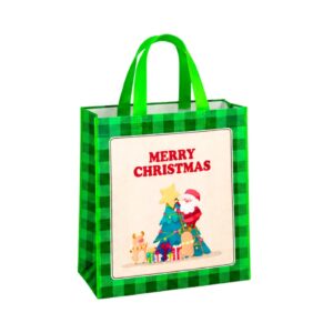 Large Reusable Gift Bag 'Christmas' (10.5"x11")