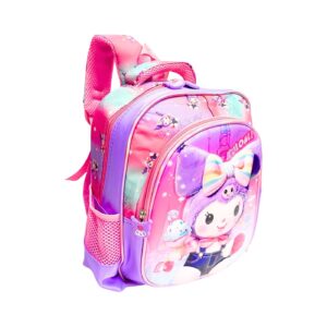 13" 2 Compartment 3D Designs Backpack 'Kuromi' [ZERO RATED]