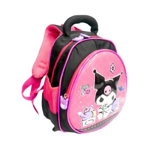 10.5" 2 Compartment 3D Design Backpack 'Kuromi'  [ZERO RATED]