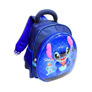 10.5" 2 Compartment 3D Design Backpack 'Stitch'  [ZERO RATED]