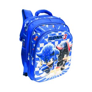 16" 3 Compartment 3D Design Backpack 'Sonic 3'  [ZERO RATED]