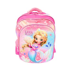 16" 3 Compartment 3D Design Backpack 'Little Mermaid'  [ZERO RATED]