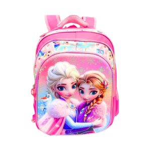 16" 3 Compartment 3D Design Backpack 'Frozen'  [ZERO RATED]