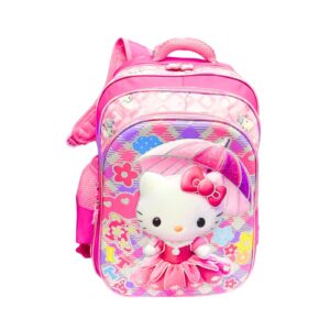 16" 3 Compartment 3D Design Backpack 'Hello Kitty' [ZERO RATED]