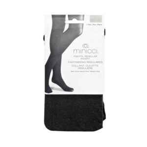 Minicci Tights / Regular Panty Charcoal (Size: Small)