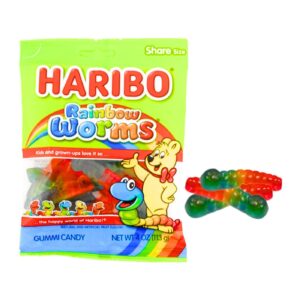 4oz Rainbow Worms 'Haribo'