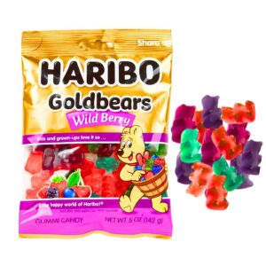 4oz Gold Wild Berry Gummi Bear 'Haribo'