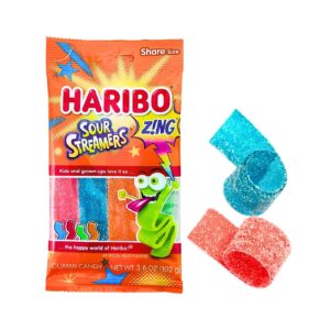3.6oz Sour Streamers 'Haribo'