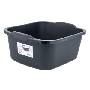18 Qt Black Sterilite Dish Pan