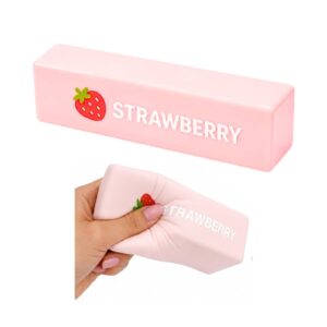 5.51" Strawberry Butter Stick Squishy Toy