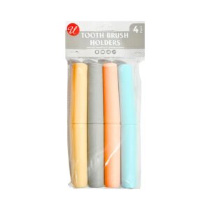 4pk Round Toothbrush Holders
