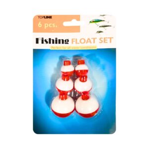 6pc Fishing Bobber Floats Set