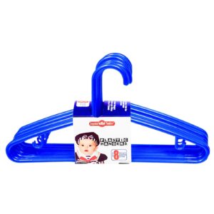 8pk Kids Plastic Hangers 'Imperial'