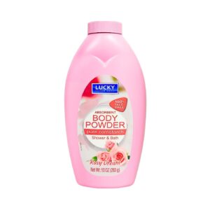 10oz 'Rosy Dream' Body Powder w/ Corn Starch 'Lucky'