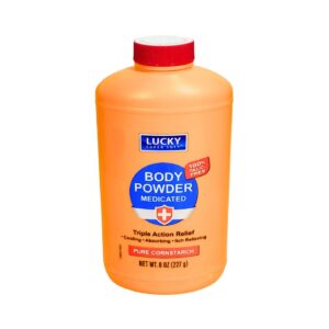 8oz Medicated Body Powder w/ Corn Starch 'Lucky'
