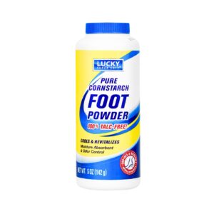 5oz Cornstarch Foot Powder 'Lucky'