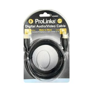 6ft HDMI Male-Male Digital Audio / Video Cable