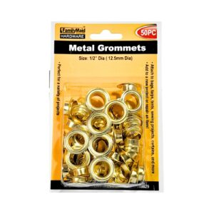 50pc 1/2" / 12.5mm Metal Grommets