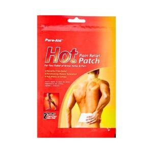 2pk Hot Pain Relief Patch 'Pure-Aid'