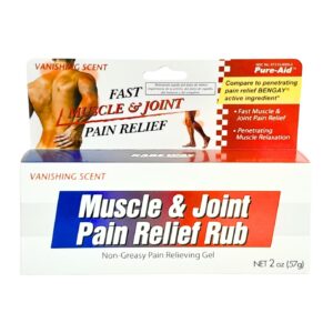 2oz / 57g Muscle & Joint Pain Relief Rub 'Pure-Aid'