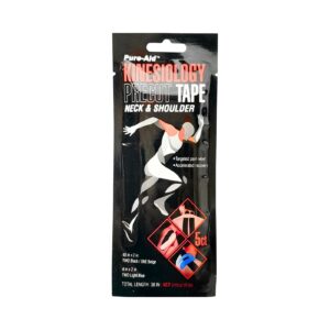 5ct Precut Kinesiology Tape for Neck & Shoulder 'Pure Aid'