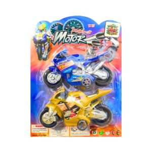 2pc 5" Pull Back Motorcycle