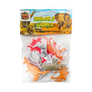 6pc 4" PVC Wild Animal Set