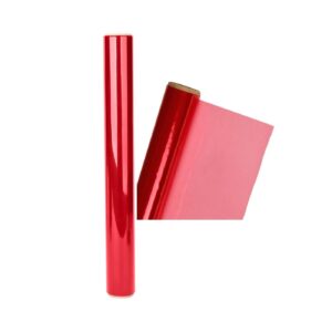 30" x 100ft Red Cellophane Wrap