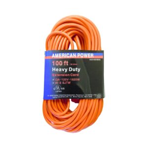 100ft 16/3 Outdoor Extension Cord 'American Power'
